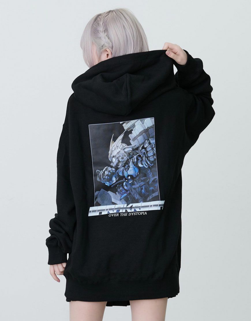 DimMoire【ディムモアール】ロゴプリントジャージトップス/White