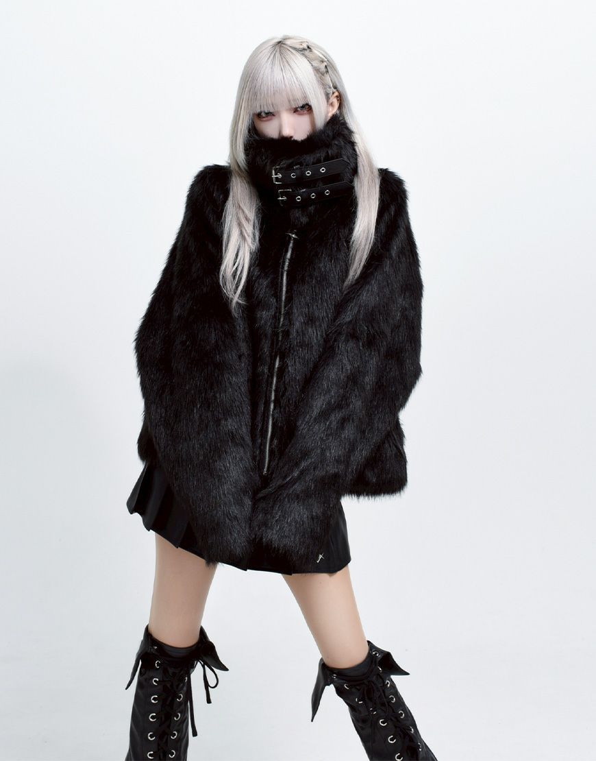 REFLEM【レフレム】うさ耳ファージップアップパーカー/全3色