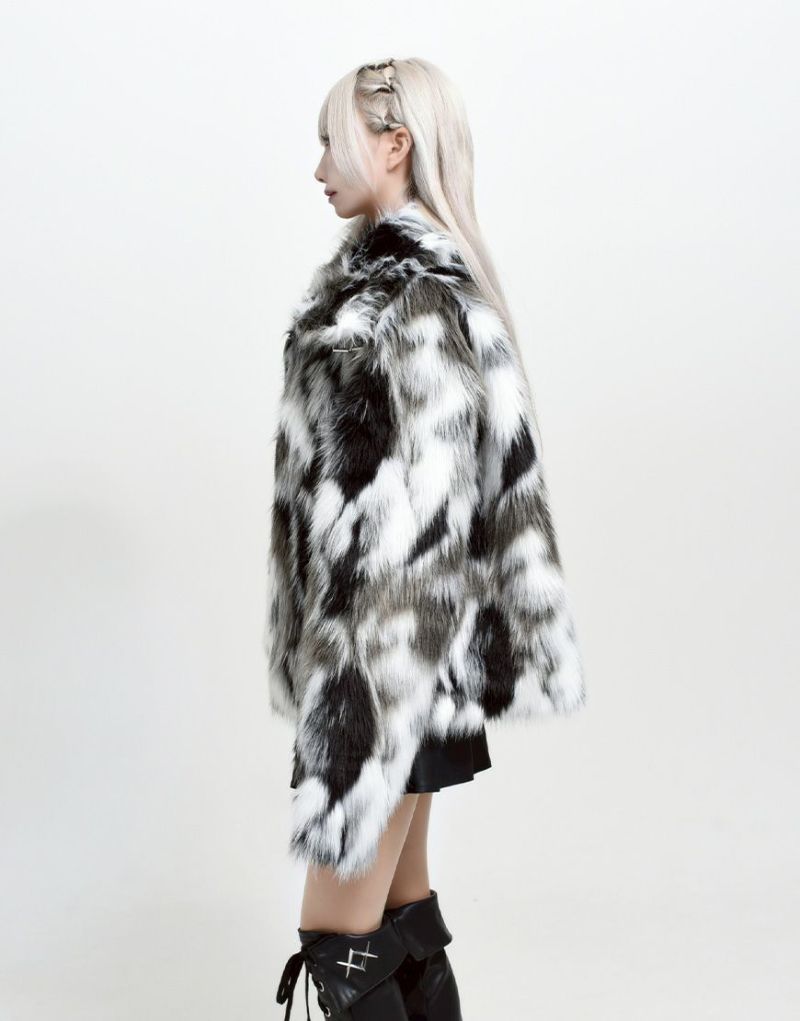 REFLEM【レフレム】ベルト付きファーブルゾン/全3色