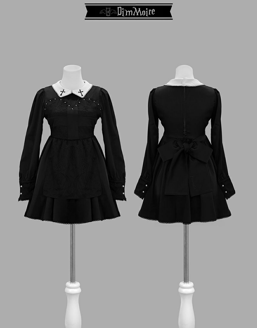 Dimmoire ゴーストメイド十字ドレス ブラック DimMoire【ディムモアール】ゴーストメイド十字ドレス/Black