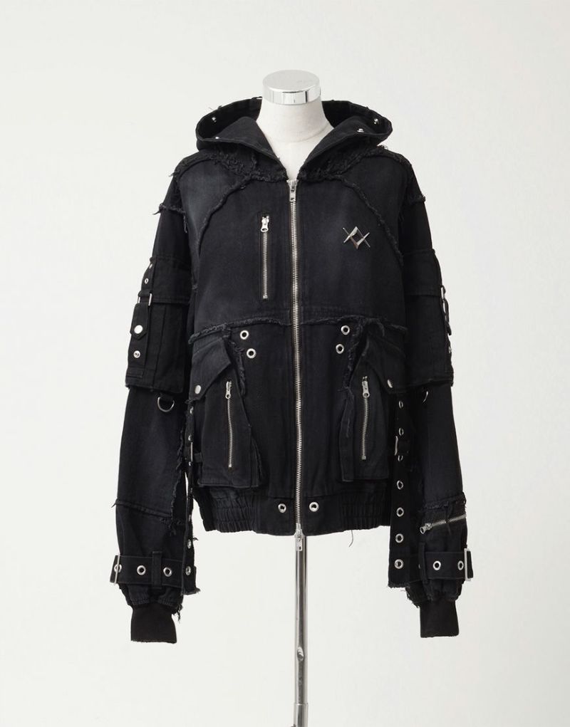 REFLEM レフレム　フェイクレザージャケット　リング REFLEM レフレム フェイクレザージャケット リング REFLEM【レフレム】