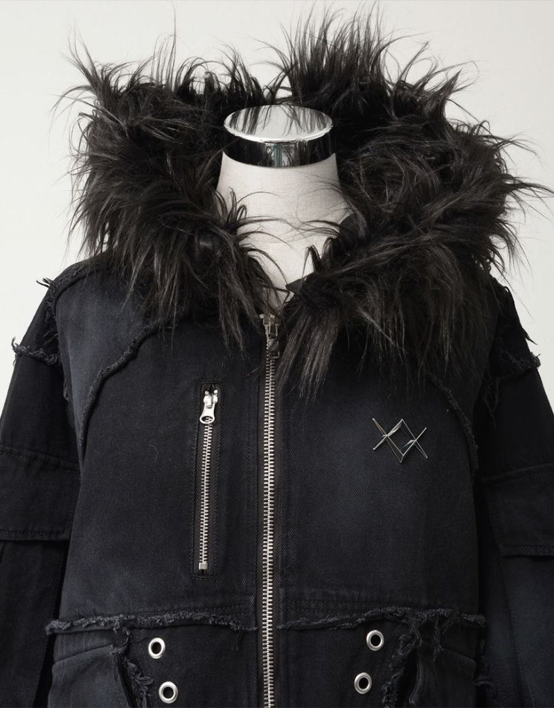 REFLEM【レフレム】デニムフリンジN2Bジャケット/全2色