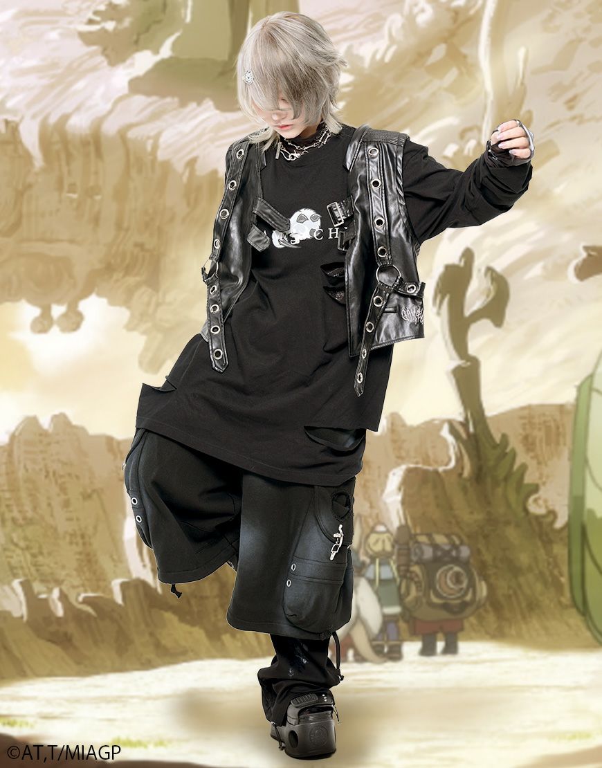 Gamchu【ガムチュ】Gamchu Gamchu × Faputa motif long sleeveTEE/全1色