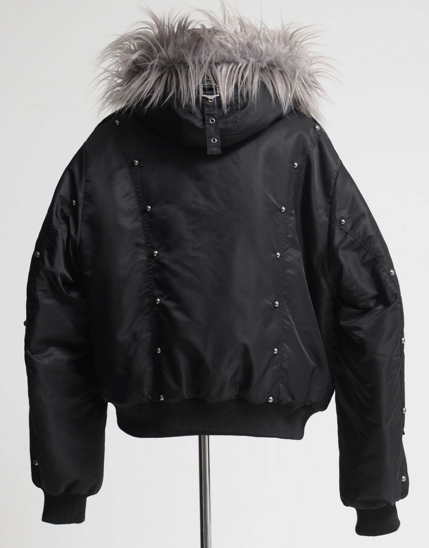 REFLEM【レフレム】スタッズ付きナイロンN2Bジャケット/全2色