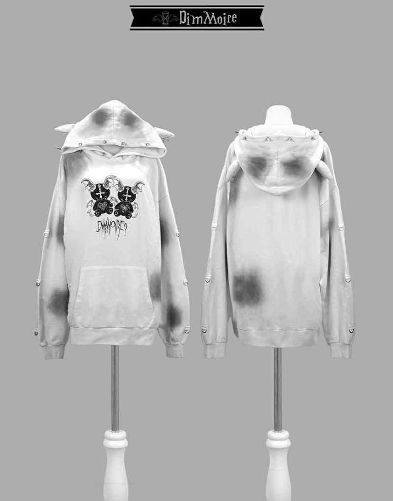 DimMoire【ディムモアール】Dmy BIGフーディ/White