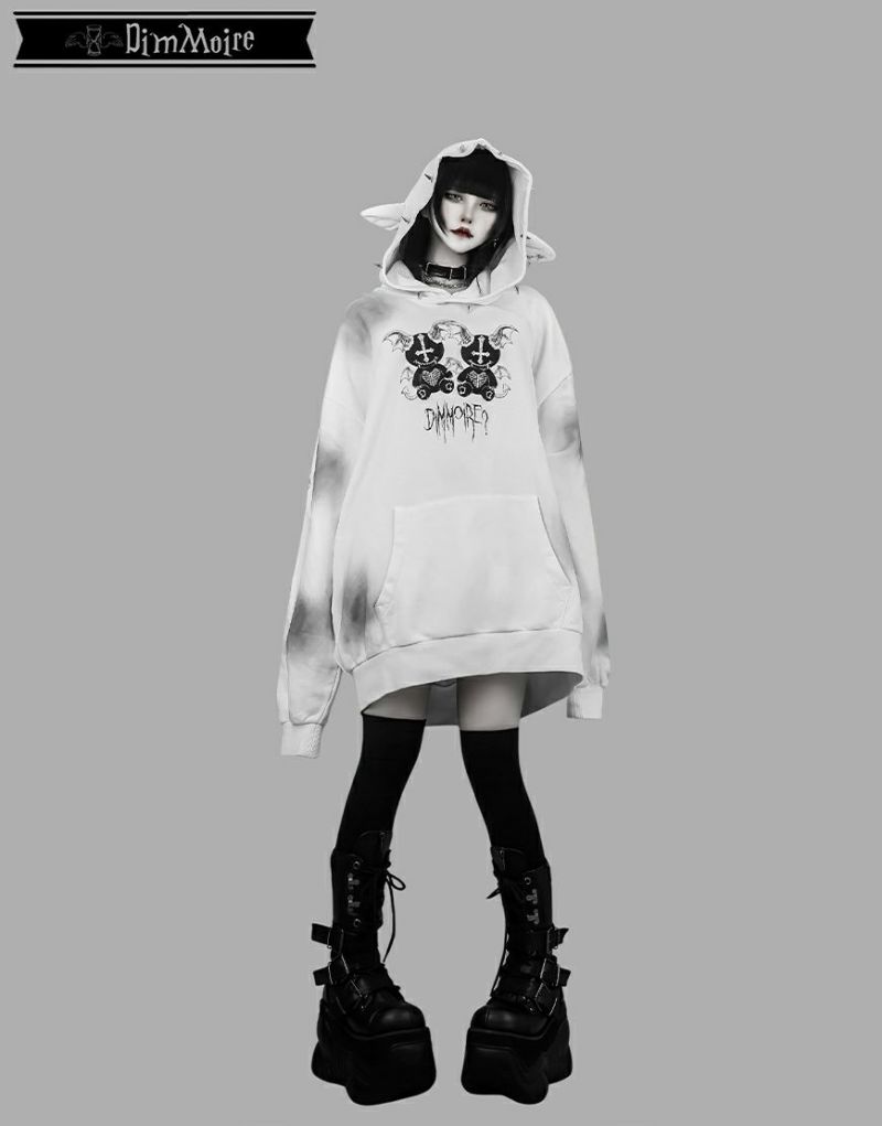 DimMoire【ディムモアール】Dmy BIGフーディ/White
