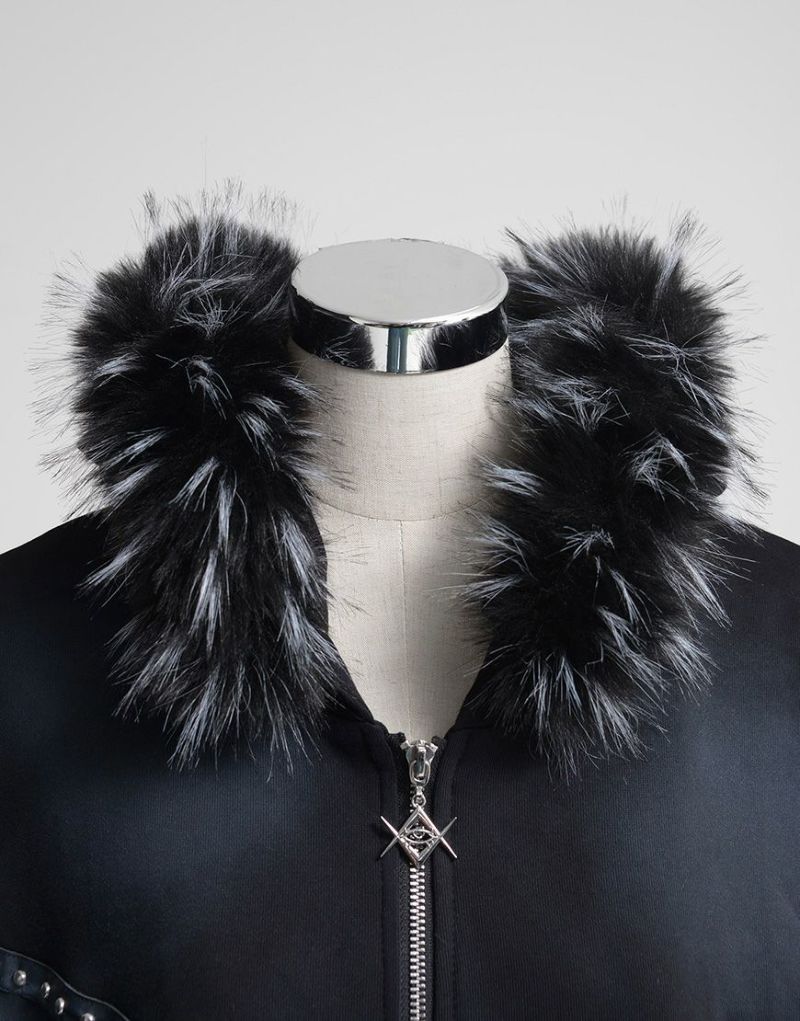 REFLEM【レフレム】ファー付きうさ耳ジップパーカー/全2色