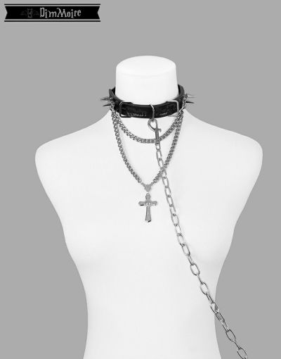 新品未使用 DimMoire ディムモアール 十字の誓いシアーインナー DimMoire【ディムモアール】十字の誓いシアーインナー/Black L