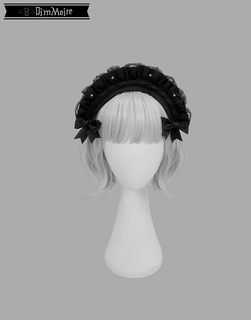 DimMoire ワンピース ヘアアクセサリー DimMoire【ディムモアール】メイドヘアアクセサリー/Black