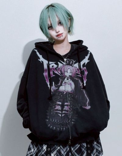 TRAVAS TOKYO【トラバストーキョー】汚し加工クマ耳ファー付加工プル