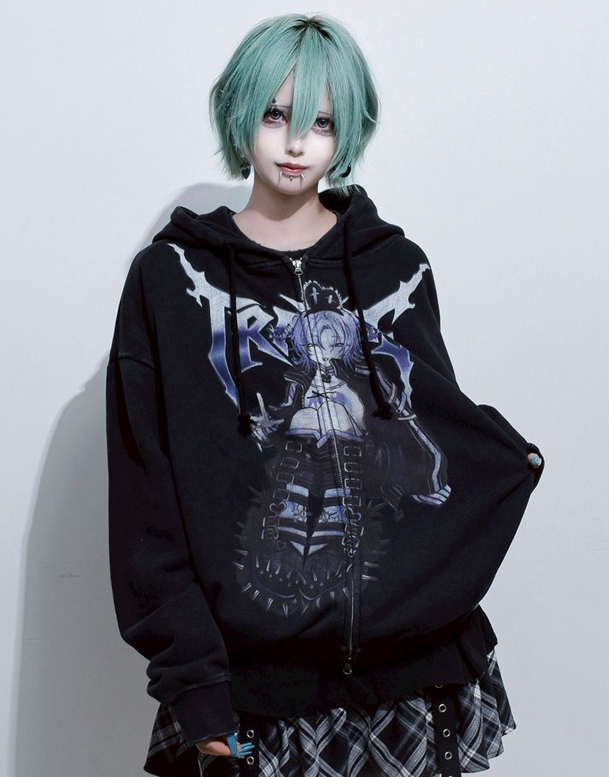 TRAVAS TOKYO【トラバストーキョー】「.」コラボイラスト加工ジップ