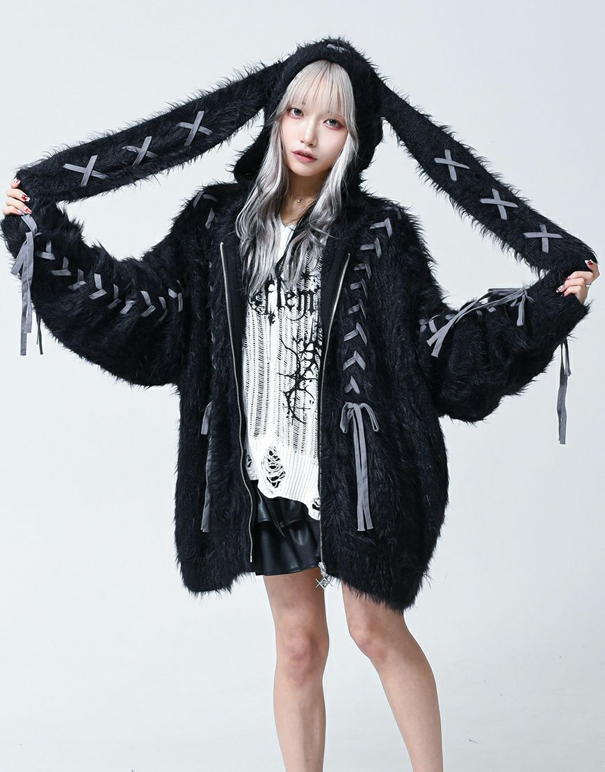 DimMoire ディムモアール ニットジャージトップス BLACK DimMoire【ディムモアール】ニットジャージトップス/Black