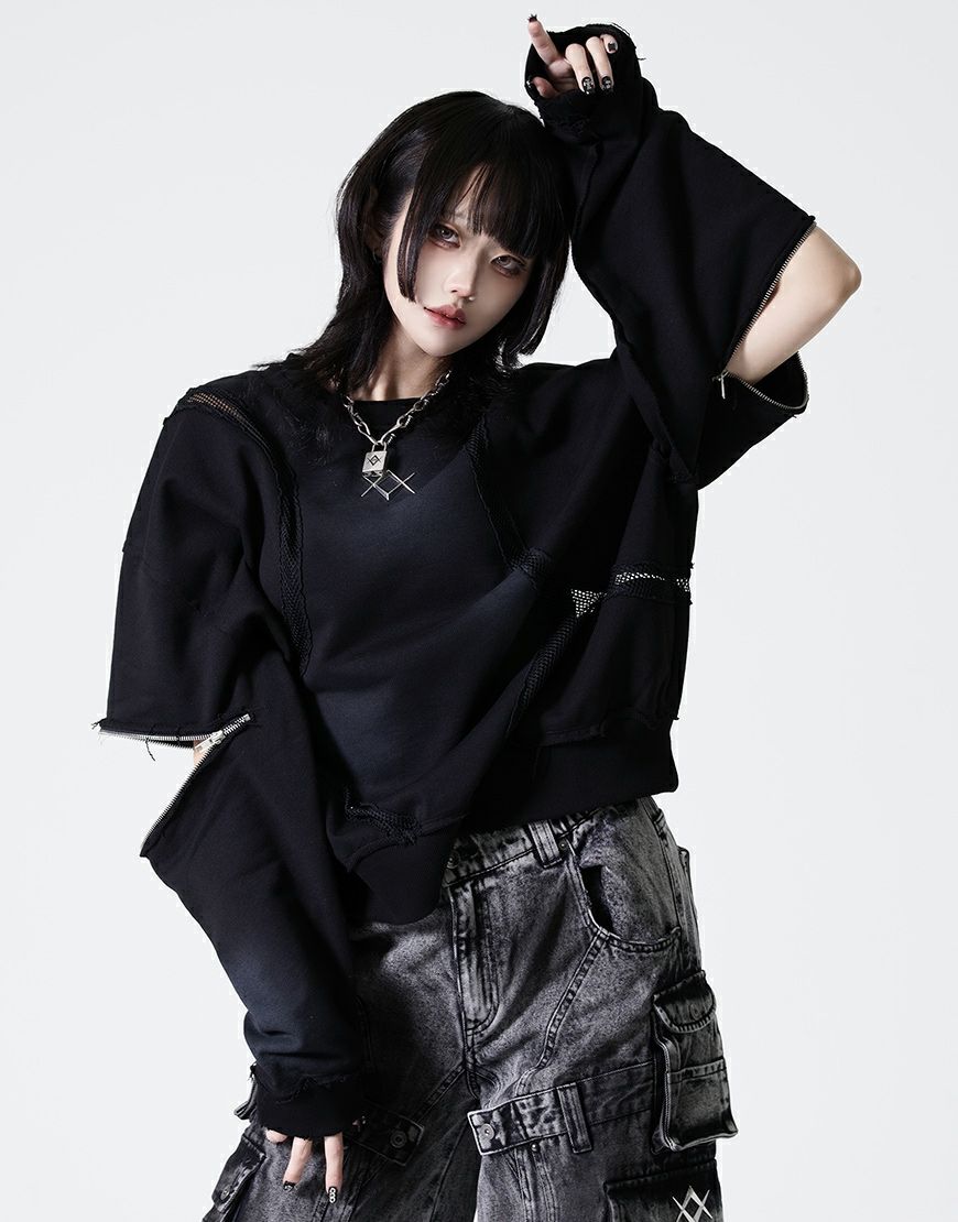 DimMoire【ディムモアール】キャミオフショルT/Gray